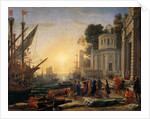 The Disembarkation of Cleopatra at Tarsus by Claude Lorrain