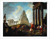 Alexander the Great Before the Tomb of Achilles by Hubert Robert
