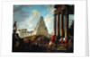 Alexander the Great Before the Tomb of Achilles by Hubert Robert