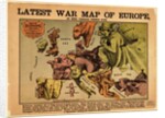 Latest war map of Europe: as seen through French eyes by Paul Hadol