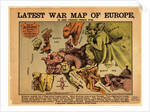 Latest war map of Europe: as seen through French eyes by Paul Hadol