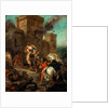 Rebecca Raped by a Knight Templar During the Sack of the Castle Frondeboeuf by Eugène Delacroix