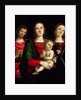 Madonna and Child with Saints Catherine of Alexandria and John the Baptist by Perugino
