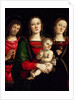Madonna and Child with Saints Catherine of Alexandria and John the Baptist by Perugino