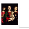 Madonna and Child with Saints Catherine of Alexandria and John the Baptist by Perugino