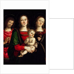 Madonna and Child with Saints Catherine of Alexandria and John the Baptist by Perugino