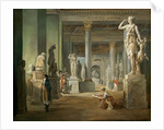 La salle des Saisons au Louvre by Hubert Robert