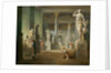 La salle des Saisons au Louvre by Hubert Robert