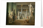 La salle des Saisons au Louvre by Hubert Robert