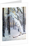 Winter Forest by Konstantin Yakovlevich Kryzhitsky