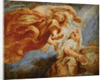 Genius Crowning Religion. Sketch for the Apotheosis of King James I by Pieter Paul Rubens