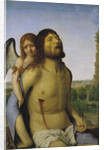 The Dead Christ Supported by an Angel by Antonello da Messina