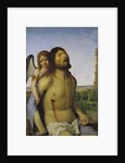 The Dead Christ Supported by an Angel by Antonello da Messina