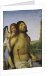The Dead Christ Supported by an Angel by Antonello da Messina