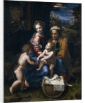 The Holy Family with John the Baptist and Saint Elizabeth (La Perla) by Raphael