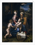 The Holy Family with John the Baptist and Saint Elizabeth (La Perla) by Raphael