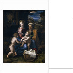 The Holy Family with John the Baptist and Saint Elizabeth (La Perla) by Raphael