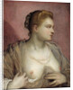 Lady Baring her Breast by Domenico Tintoretto