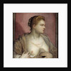 Lady Baring her Breast by Domenico Tintoretto