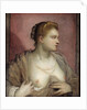 Lady Baring her Breast by Domenico Tintoretto