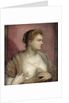 Lady Baring her Breast by Domenico Tintoretto