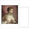 Lady Baring her Breast by Domenico Tintoretto
