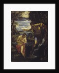 The Baptism of Christ by Domenico Tintoretto