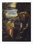 The Baptism of Christ by Domenico Tintoretto