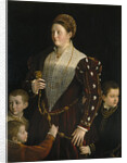 Portrait of Camilla Gonzaga di San Secondo and Her Three Sons by Parmigianino