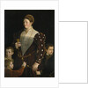 Portrait of Camilla Gonzaga di San Secondo and Her Three Sons by Parmigianino