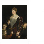 Portrait of Camilla Gonzaga di San Secondo and Her Three Sons by Parmigianino