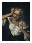 Old Woman Tearing at her Hair by Quentin Massys