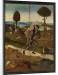 The Peddler (The Haywain Triptych, reverse) by Hieronymus Bosch