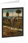 The Peddler (The Haywain Triptych, reverse) by Hieronymus Bosch