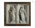 The Marriage of Mary and Joseph. (Reverse) by Robert Campin