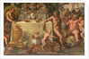 Wedding Feast of Cupid and Psyche, detail by Giulio Romano