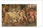 Wedding Feast of Cupid and Psyche, detail by Giulio Romano