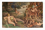 Wedding Feast of Cupid and Psyche, detail by Giulio Romano