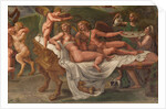Wedding Feast of Cupid and Psyche, detail by Giulio Romano