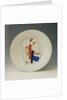 Plate with suprematist decoration by Kasimir Severinovich Malevich