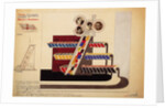 Movable Display for the bookstore Window of the publishing Land and Factory by El Lissitzky