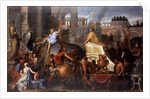 Alexander Entering Babylon (The Triumph of Alexander the Great) by Charles Le Brun