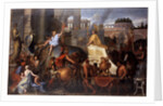 Alexander Entering Babylon (The Triumph of Alexander the Great) by Charles Le Brun
