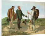 Bonjour, Monsieur Courbet by Gustave Courbet
