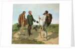 Bonjour, Monsieur Courbet by Gustave Courbet