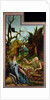 The Isenheim Altarpiece. Left wing: Meeting of Saint Anthony and Saint Paul the Anchorite in the Des by Matthias Grünewald