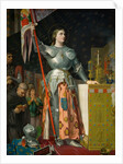 Joan of Arc at the Coronation of Charles VII in the Cathedral at Reims by Jean Auguste Dominique Ingres