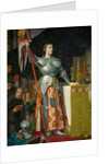 Joan of Arc at the Coronation of Charles VII in the Cathedral at Reims by Jean Auguste Dominique Ingres