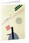 Suprematist Composition by Kasimir Severinovich Malevich