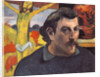Self-portrait with the Yellow Christ by Paul Eugéne Henri Gauguin